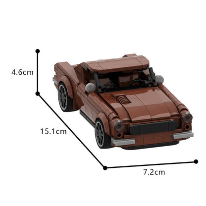 1971 Scandinavian Classic Restomod Sports Coupe Building Kit | LEGO-Compatible MOC - 6