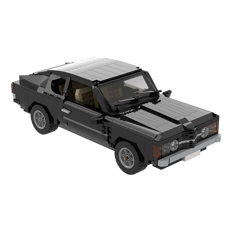1972 Vintage GT Coupe MOC Building Kit | Classic Sports Car Model - 1
