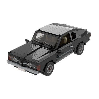 1972 Vintage GT Coupe MOC Building Kit | Classic Sports Car Model - 5