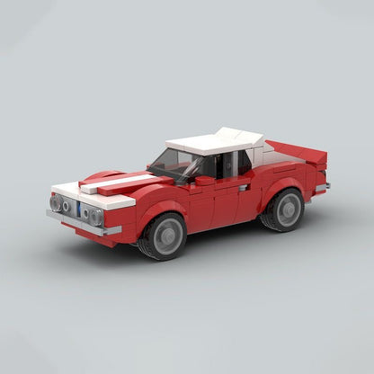 1973 Classic Crime Drama Coupe Muscle Car Building Kit | LEGO-Compatible MOC - 1