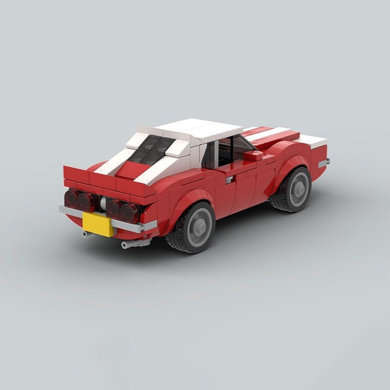 1973 Classic Crime Drama Coupe Muscle Car Building Kit | LEGO-Compatible MOC - 2