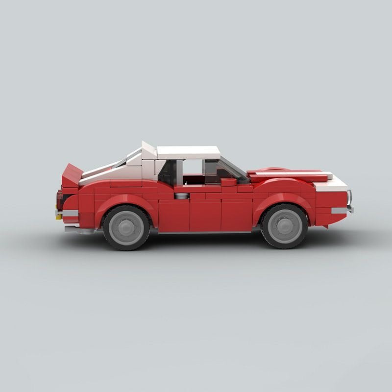 1973 Classic Crime Drama Coupe Muscle Car Building Kit | LEGO-Compatible MOC - 4