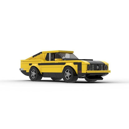 1973 Classic Fastback Muscle Car MOC Building Kit | Vintage Vehicle Model - 3
