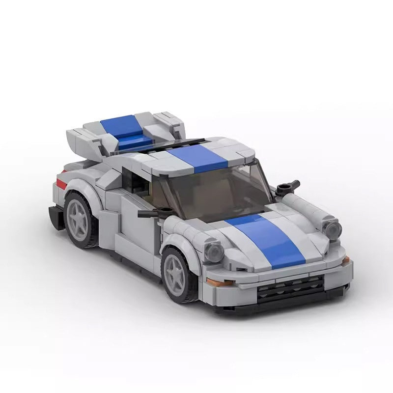 1976 Retro 911 Turbo Sports Car Building Kit | LEGO-Compatible MOC - 2