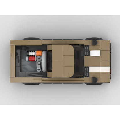1978 Datsun Drift Truck MOC Building Kit | Classic Pickup Vehicle Model - 5