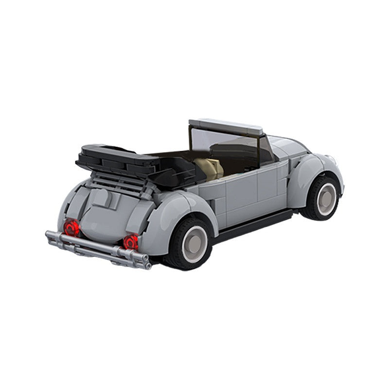 1979 Vintage Cabriolet Building Kit | 8-wide LEGO-Compatible MOC - 2