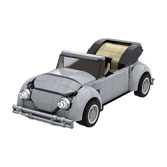 1979 Vintage Cabriolet MOC Building Kit | 8-wide Classic Open Top Sports Car - 1