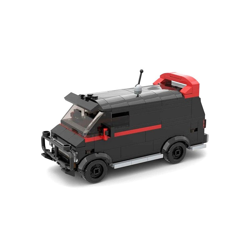 1980s Commando Team Van MOC Building Kit | Modular Vehicle Model - 3