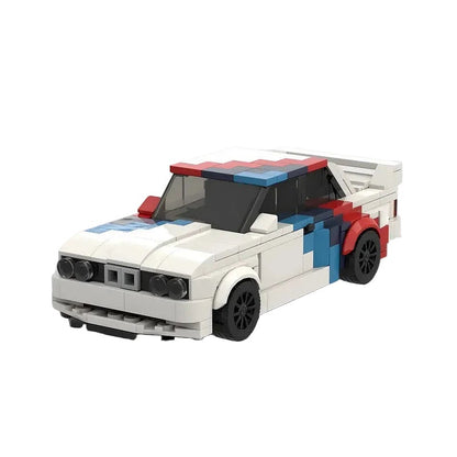 1980s Retro German Touring Car MOC Building Kit | Classic Racing Vehicle Model - 1