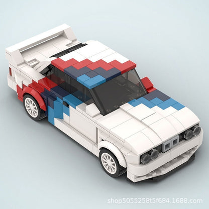 1980s Retro German Touring Car MOC Building Kit | Classic Racing Vehicle Model - 3