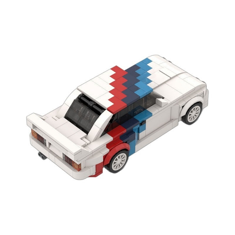 1980s Retro German Touring Car MOC Building Kit | Classic Racing Vehicle Model - 4