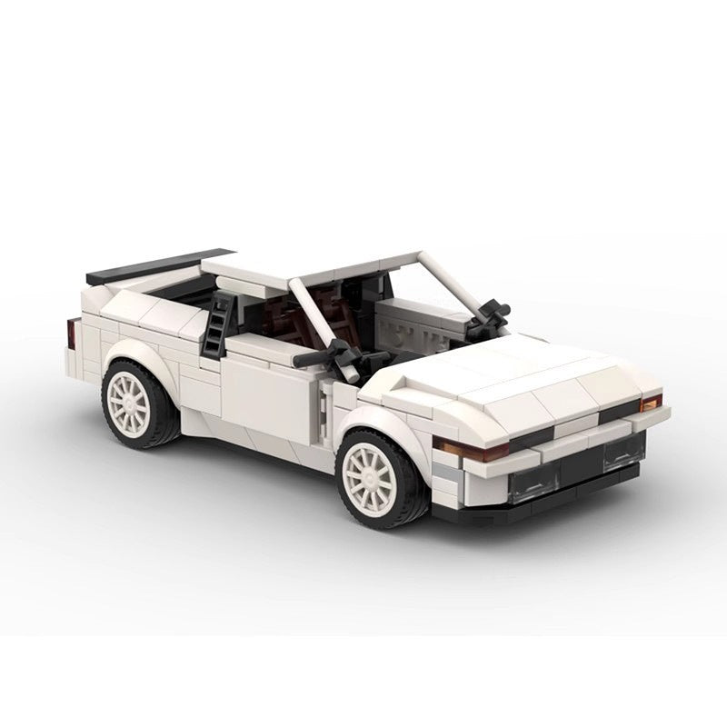 1988 Retro Japanese Coupe Sedan Building Kit | LEGO-Compatible MOC - 1