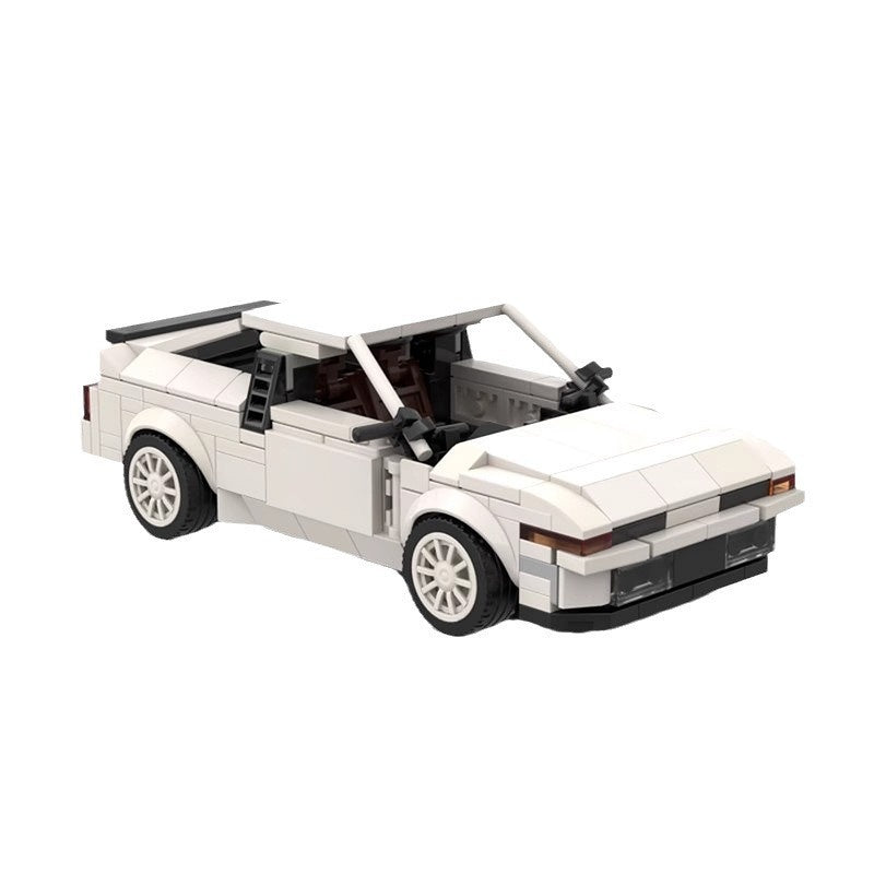 1988 Retro Japanese Coupe Sedan Building Kit | LEGO-Compatible MOC - 2
