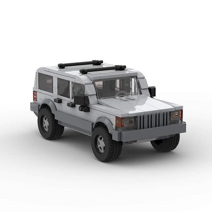 1990s American Classic ZJ-Style 4x4 Off-Road SUV Building Kit | Adventure Vehicle Model - 3
