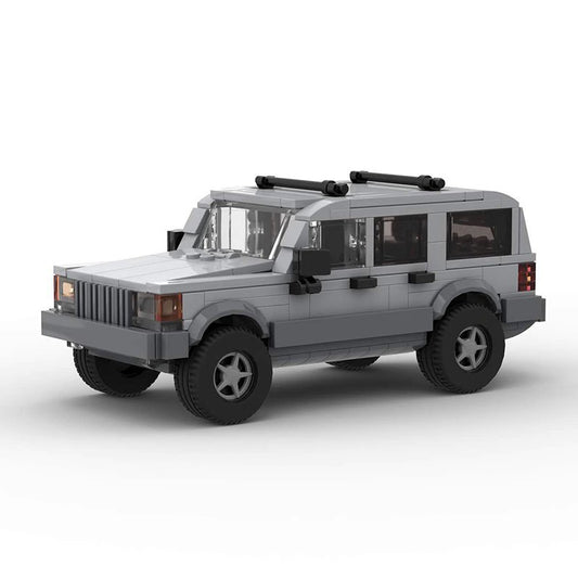 1990s American Classic ZJ-Style 4x4 Off-Road SUV Building Kit | LEGO-Compatible MOC - 1