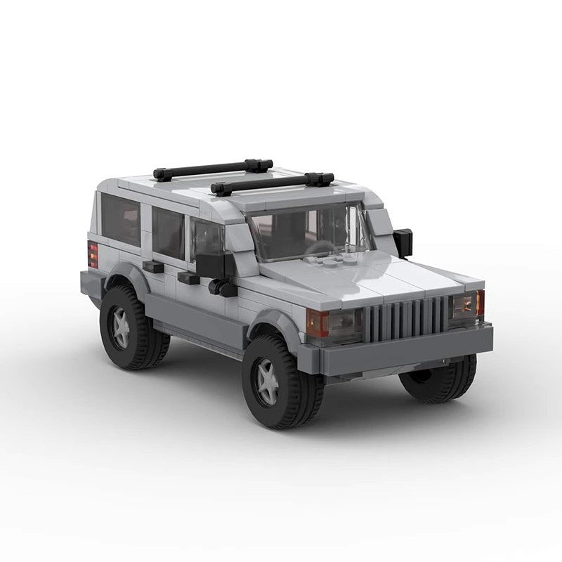 1990s American Classic ZJ-Style 4x4 Off-Road SUV Building Kit | LEGO-Compatible MOC - 3