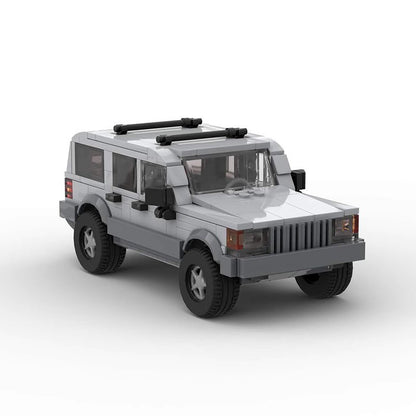1990s American Classic ZJ-Style 4x4 Off-Road SUV Building Kit | LEGO-Compatible MOC - 3