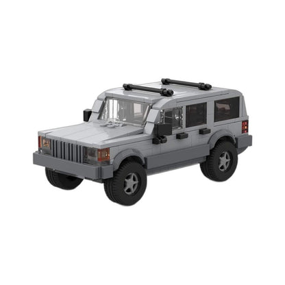 1990s American Classic ZJ-Style 4x4 Off-Road SUV Building Kit | LEGO-Compatible MOC - 5