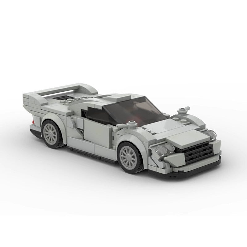 1990s GT1 Endurance Race Car Building Kit | 8-Wide Compatible MOC - 1
