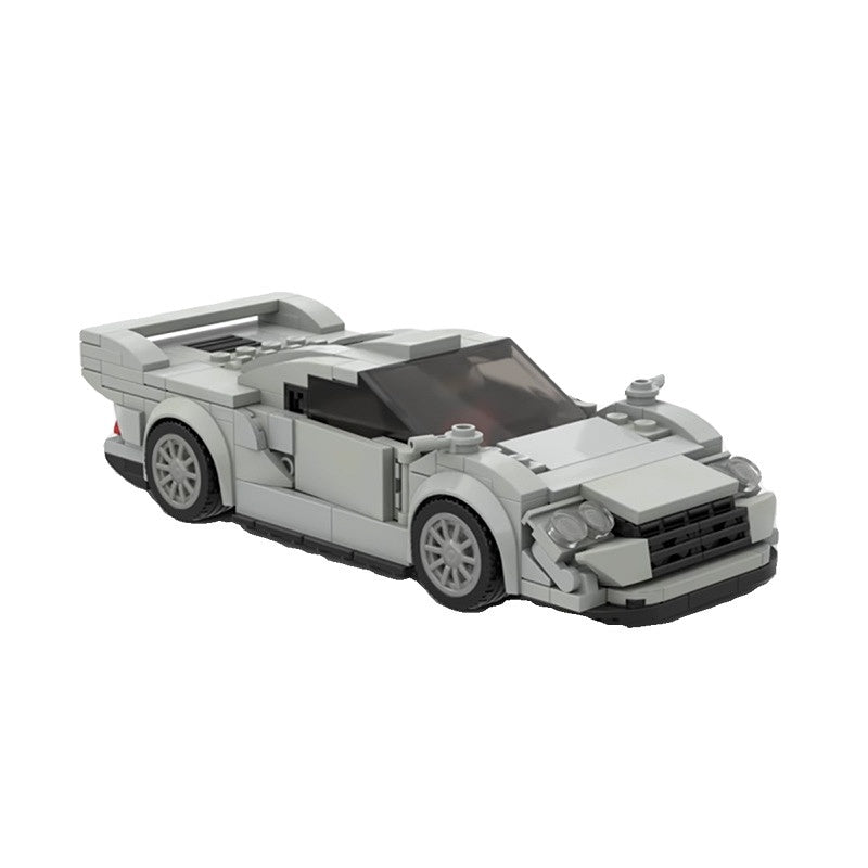 1990s GT1 Endurance Race Car Building Kit | 8-Wide Compatible MOC - 2