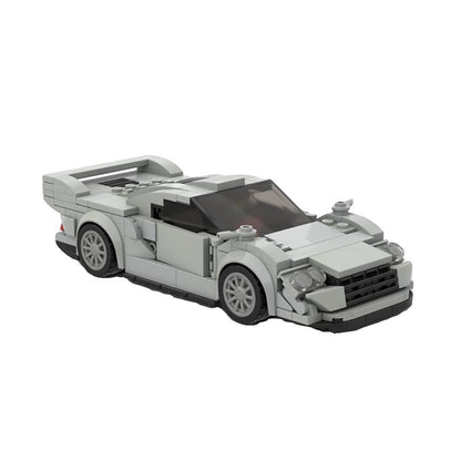 1990s GT1 Endurance Race Car Building Kit | 8-Wide LEGO-Compatible MOC - 2