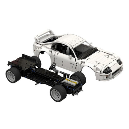 1990s Japanese MK4 Grand Touring Coupe 1:12 MOC Building Kit - 2