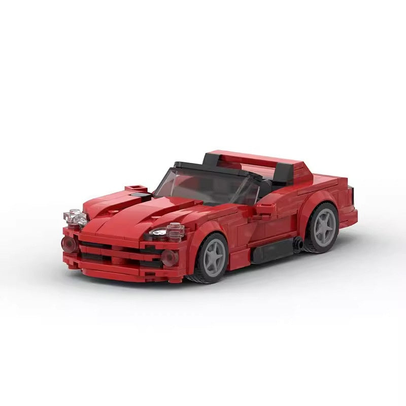 1992 RT/10 Muscle Car Building Kit | 8-Wide LEGO-Compatible MOC - 1