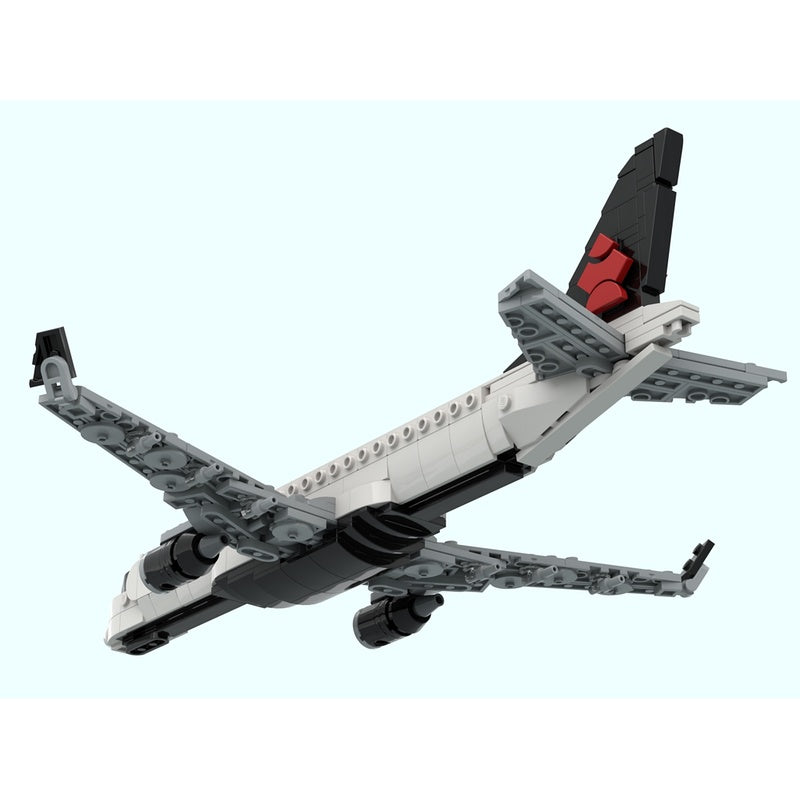 1:100 E175-E1 Regional Twinjet Passenger Airliner MOC Building Kit - 3