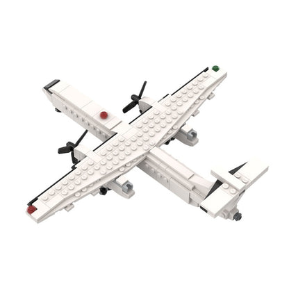 1:125 Regional Turboprop Airliner MOC Building Kit - 4