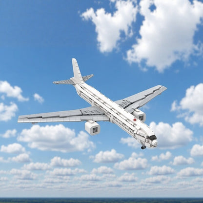 1:144 Long-Range Twinjet 777-300ER Airliner MOC Building Kit - 1