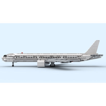 1:144 Long-Range Twinjet 777-300ER Airliner MOC Building Kit - 4