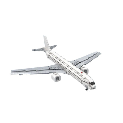 1:144 Long-Range Twinjet 777-300ER Airliner MOC Building Kit - 5