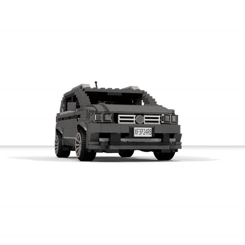 1:21 Compact Crossover SUV MOC Building Kit with AWD & Suspension - 1
