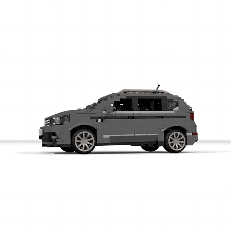 1:21 Compact Crossover SUV MOC Building Kit with AWD & Suspension - 3