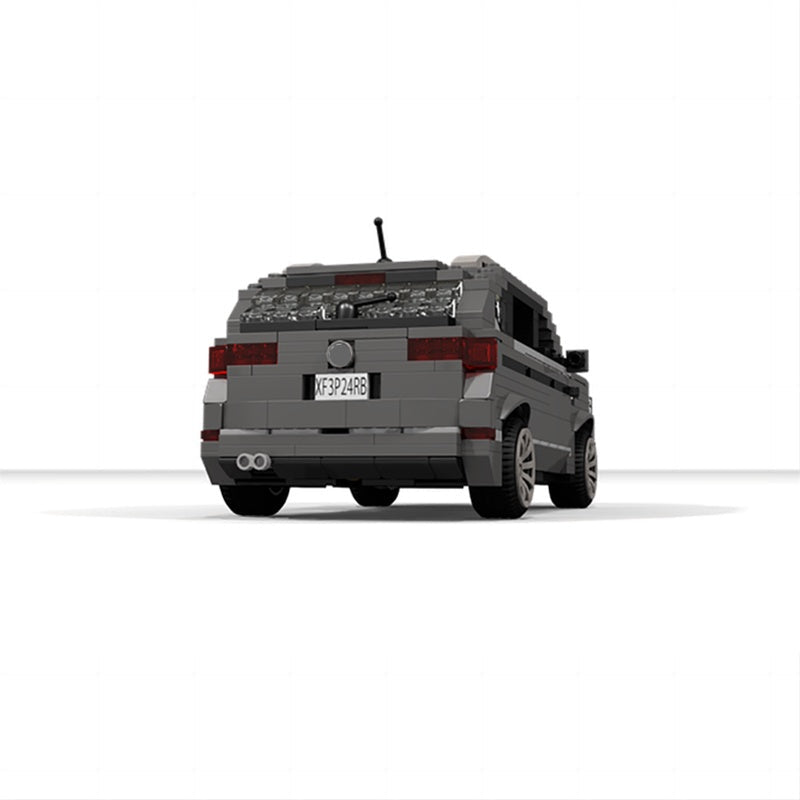 1:21 Compact Crossover SUV MOC Building Kit with AWD & Suspension - 4