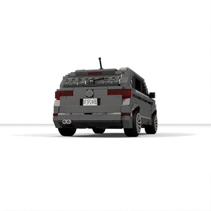1:21 Compact Crossover SUV MOC Building Kit with AWD & Suspension - 4
