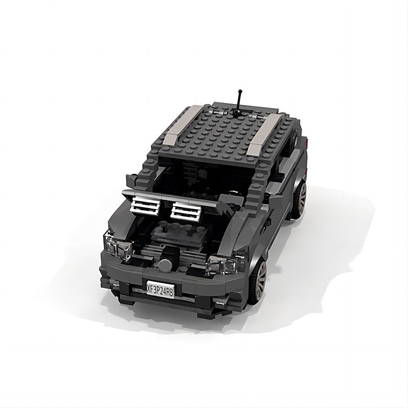 1:21 Compact Crossover SUV MOC Building Kit with AWD & Suspension - 5