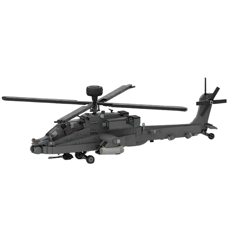 1:35 AH-64 Attack Helicopter MOC Building Kit - 1