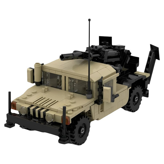 1:35 Desert CT2 4x4 Mobile Artillery Vehicle MOC Building Kit - 1
