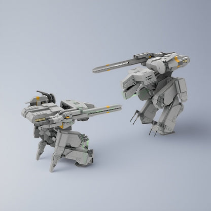1:70 Heavy Tactical Bipedal Walker Mecha MOC Building Kit - 3