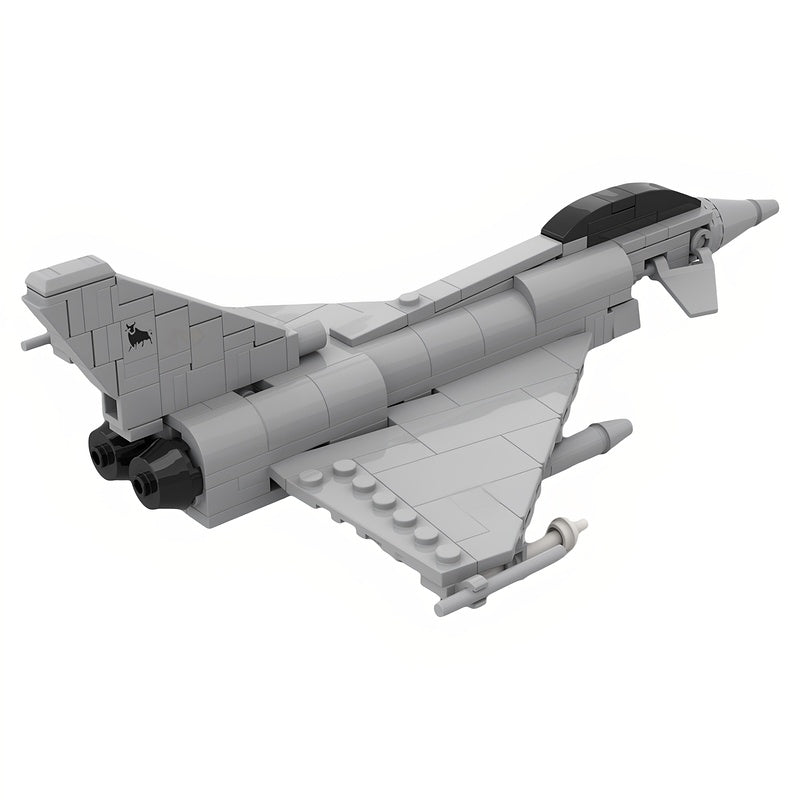 1:72 Delta-Wing Multirole Typhoon Fighter Jet MOC Building Kit - 2