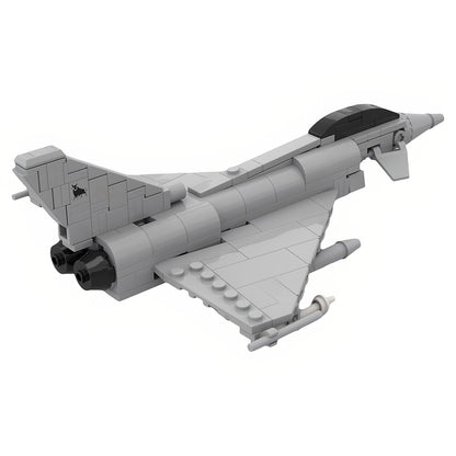 1:72 Delta-Wing Multirole Typhoon Fighter Jet MOC Building Kit - 2