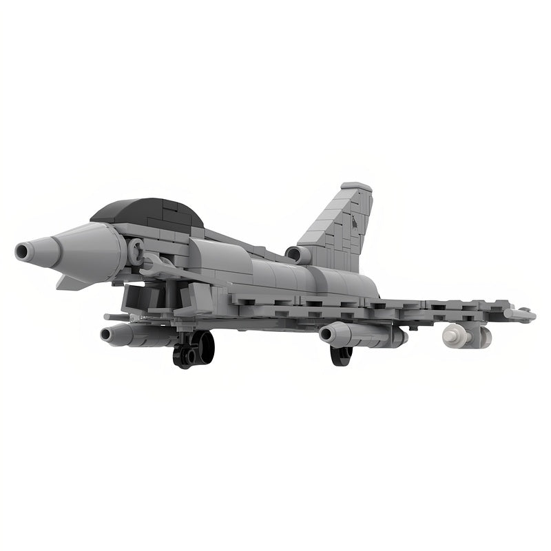 1:72 Delta-Wing Multirole Typhoon Fighter Jet MOC Building Kit - 3