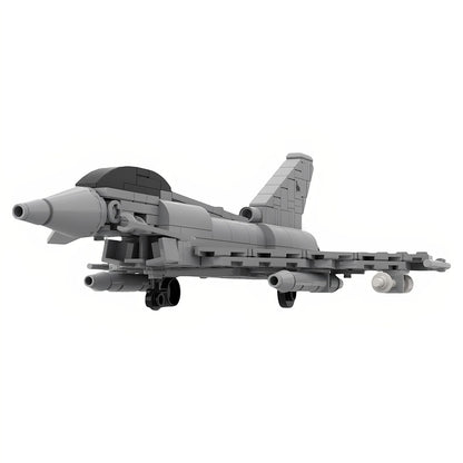 1:72 Delta-Wing Multirole Typhoon Fighter Jet MOC Building Kit - 3