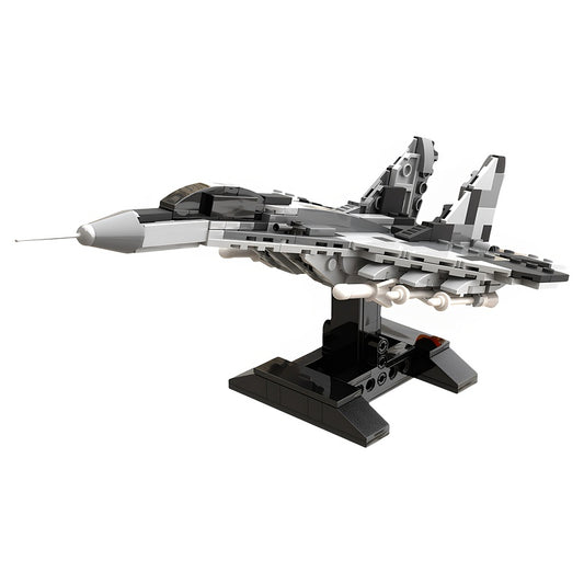 1:72 Twin-Engine Mig-29AS Fighter Jet MOC Building Kit - 1