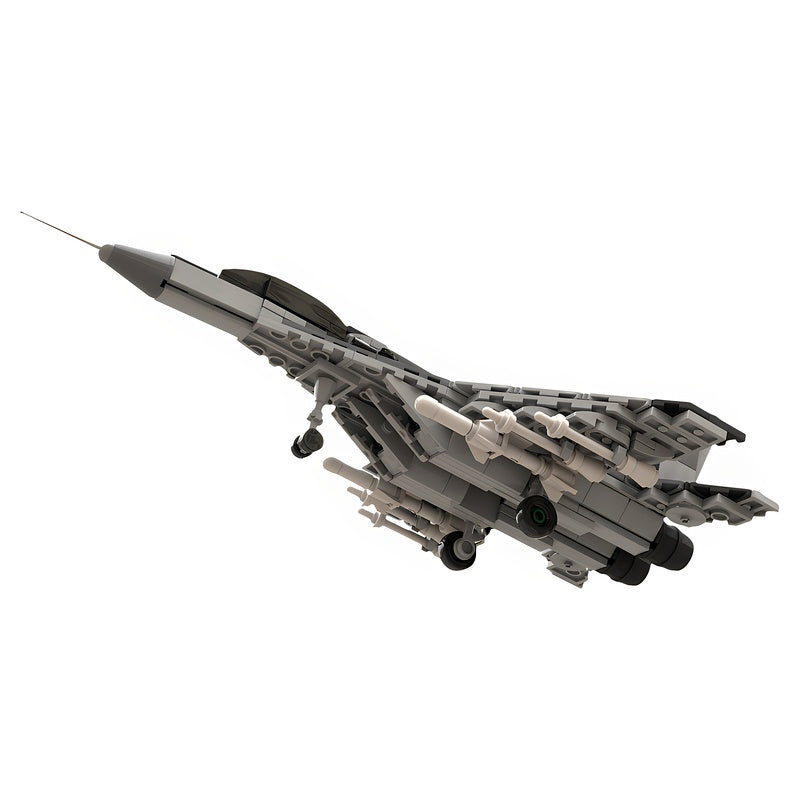 1:72 Twin-Engine Mig-29AS Fighter Jet MOC Building Kit - 4