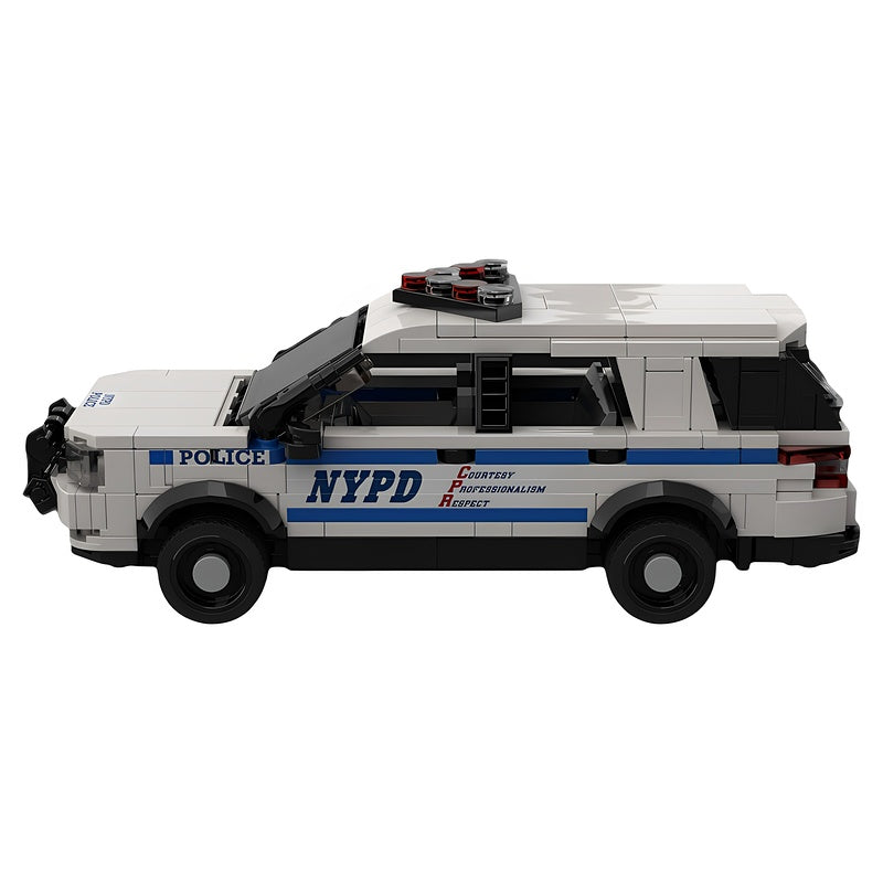 2016-Style Police Interceptor SUV Utility MOC Building Kit - 3