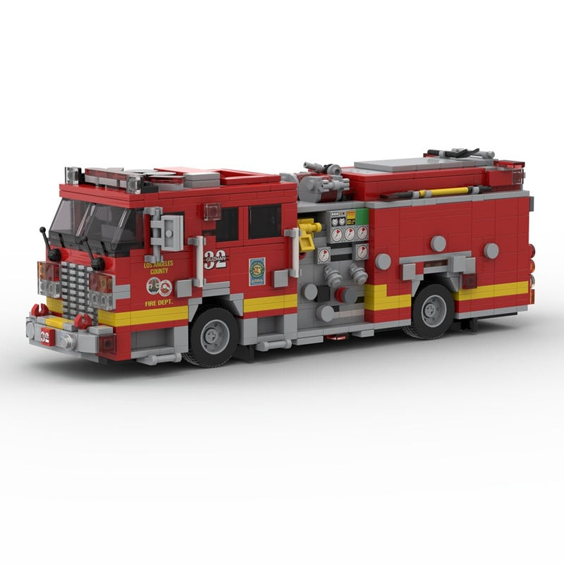 2018 Predator Severe Fire Engine MOC Building Kit - 3