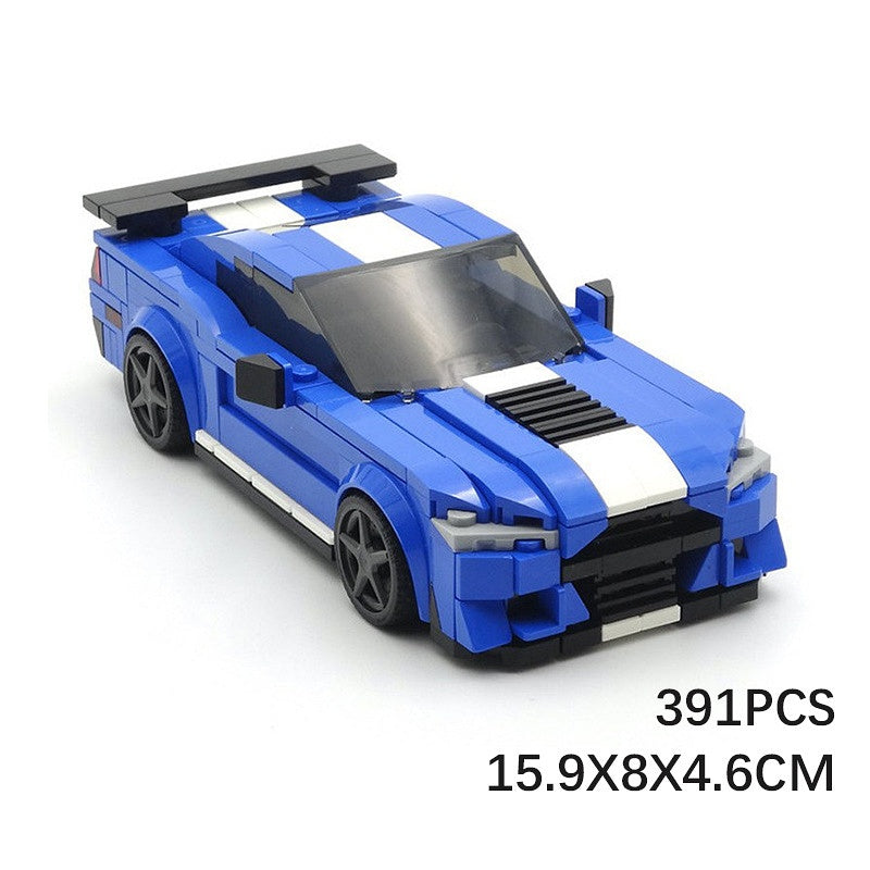 2020 American Predator V8 Supercharged Muscle Car Building Kit | Compatible MOC - 5