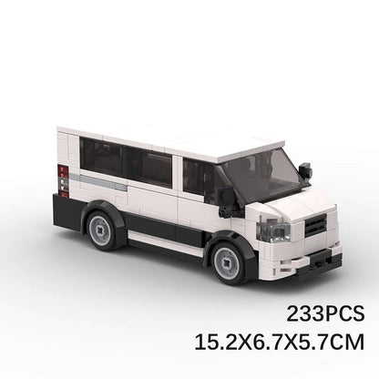 2020 City Passenger Transport Van Building Kit | LEGO-Compatible MOC - 6
